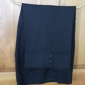 Womens Larry Levine black pants